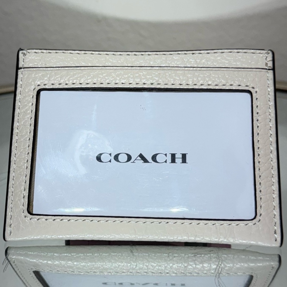 Coach Slim ID Card Case With Strawberry Print - Picture 2 of 2